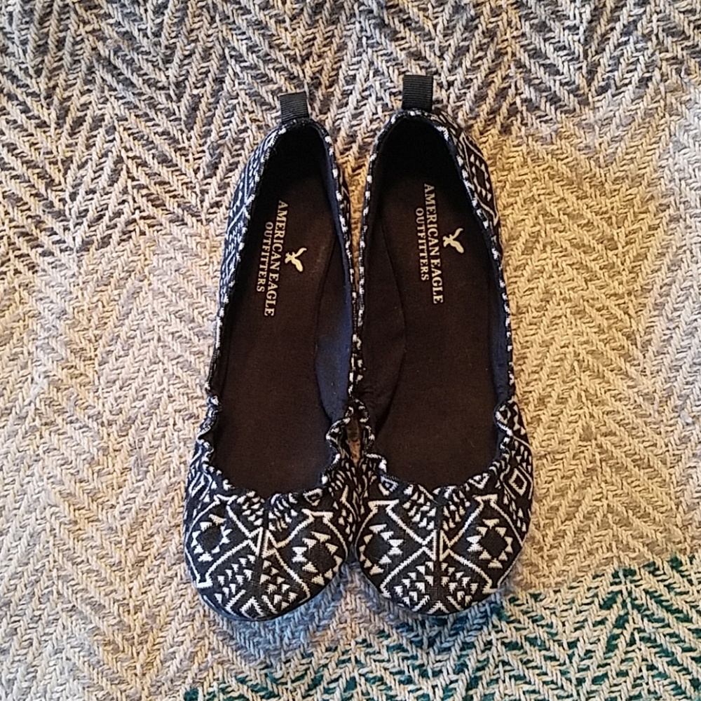 AE tribal ballet flats